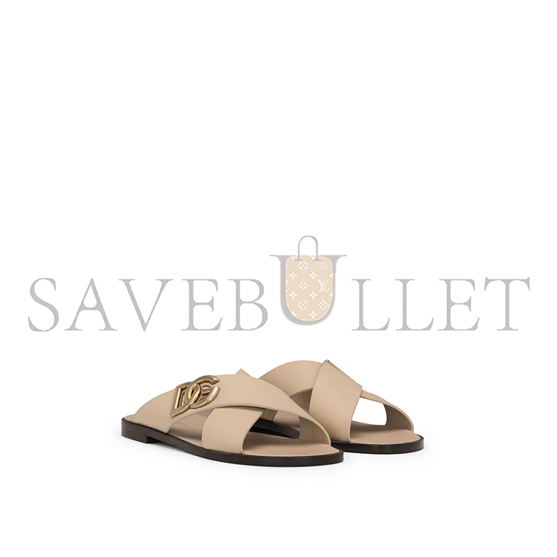 DOLCEGABBANA SANDALIA EN PIEL DE BECERRO A80440AO6028H005